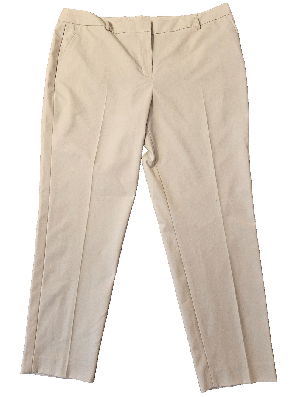Jones New York Collection Womens 16 Light Tan Straight Leg Dress Pants Short